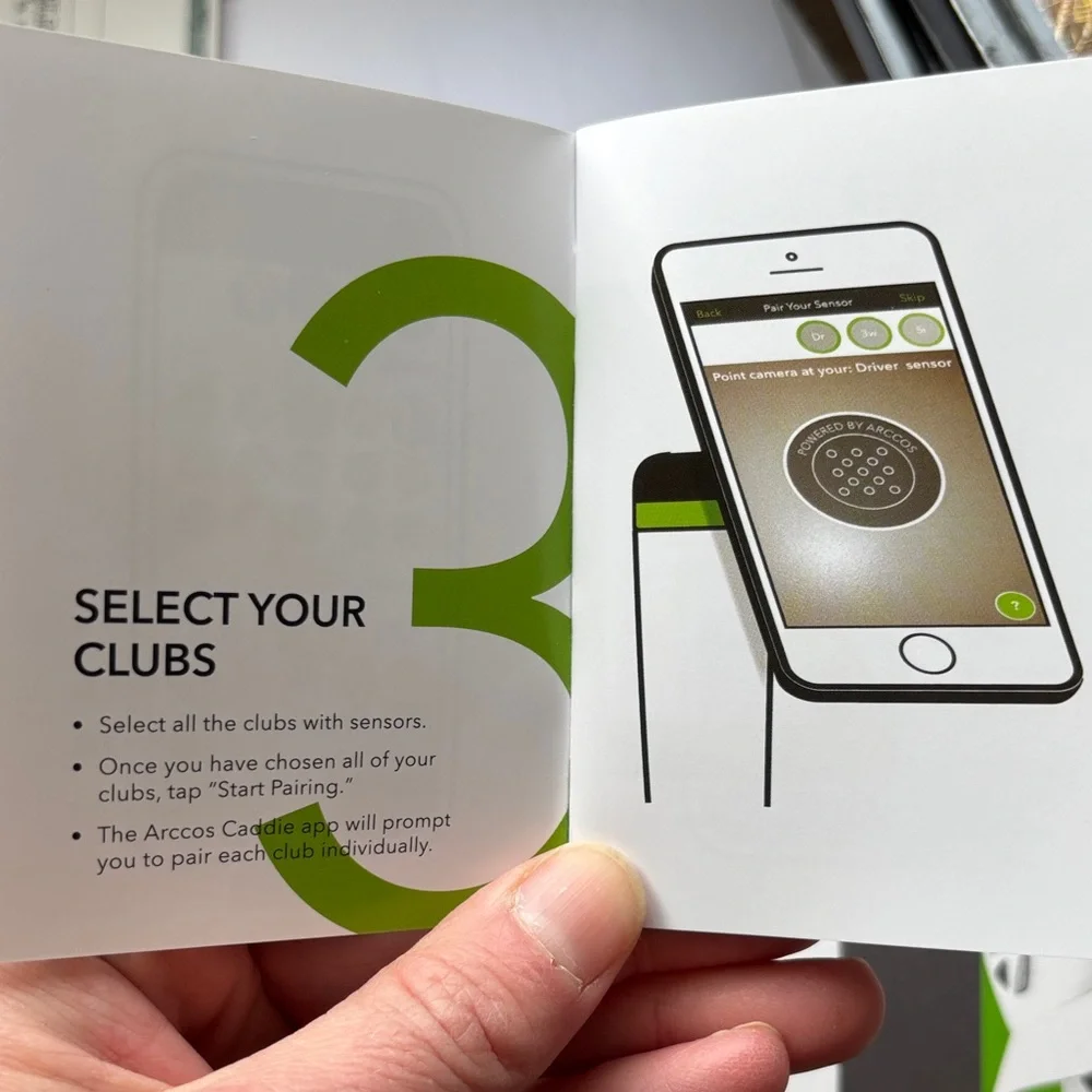 TaylorMade Arccos Sensor Kit - Black and Green Design - Picture 7 of 10